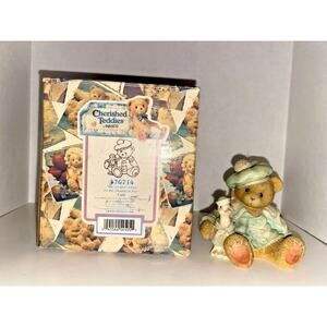 Cherished Teddies Cole "We've Got A Lot To Be Thankful For" Figurine